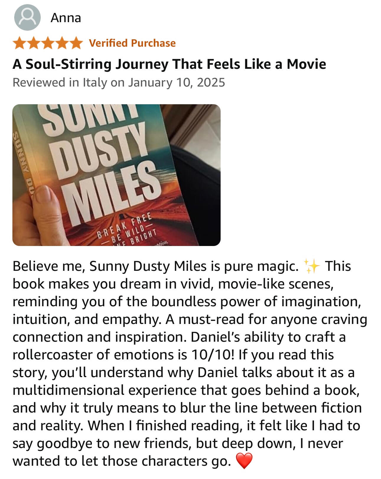 Sunny Dusty Miles review